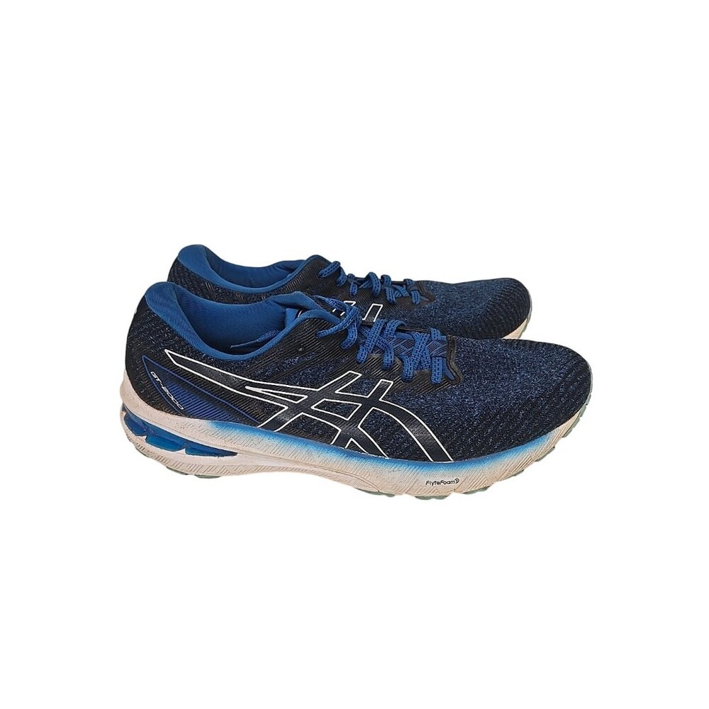 Asics Men's Gel GT 2000 10 1011B185 Running Shoe Blue White Size 12M - Picture 2 of 8